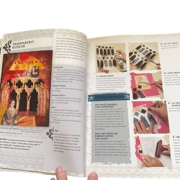 IMAGE Transfer Workshop Mixed Media Techniques Book - Picture 4 of 16